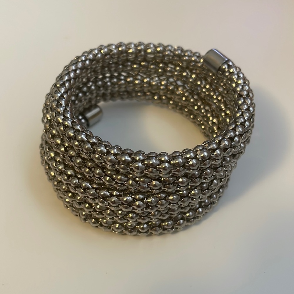 Silver Wrap Bracelet